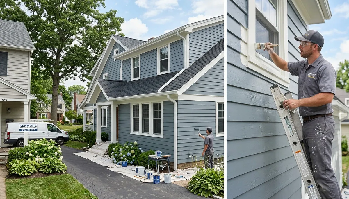 Professional house painters in Buffalo NY providing expert residential exterior painting services