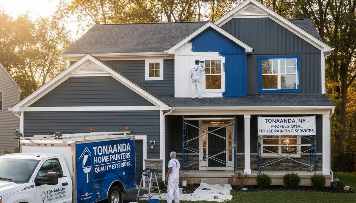Professional house painters in Buffalo NY providing expert residential exterior painting services