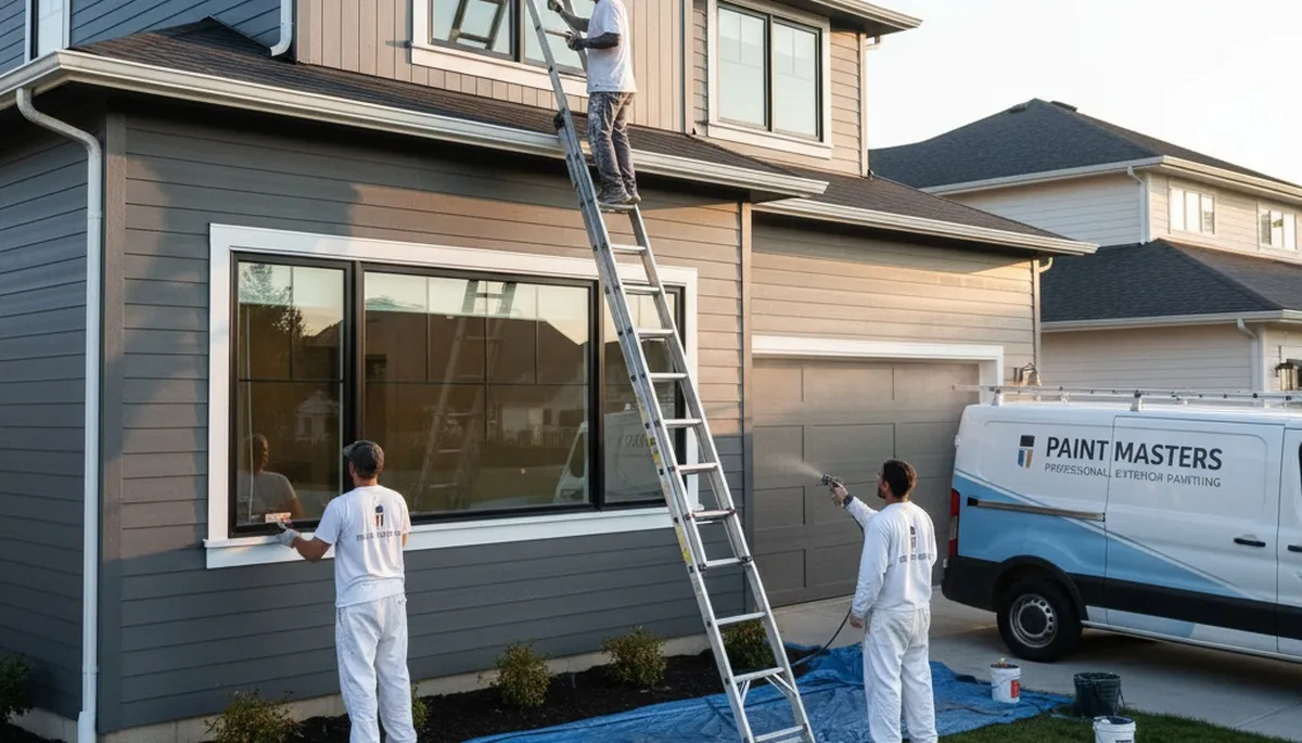 Professional siding painting in Buffalo NY with weather-resistant exterior coatings